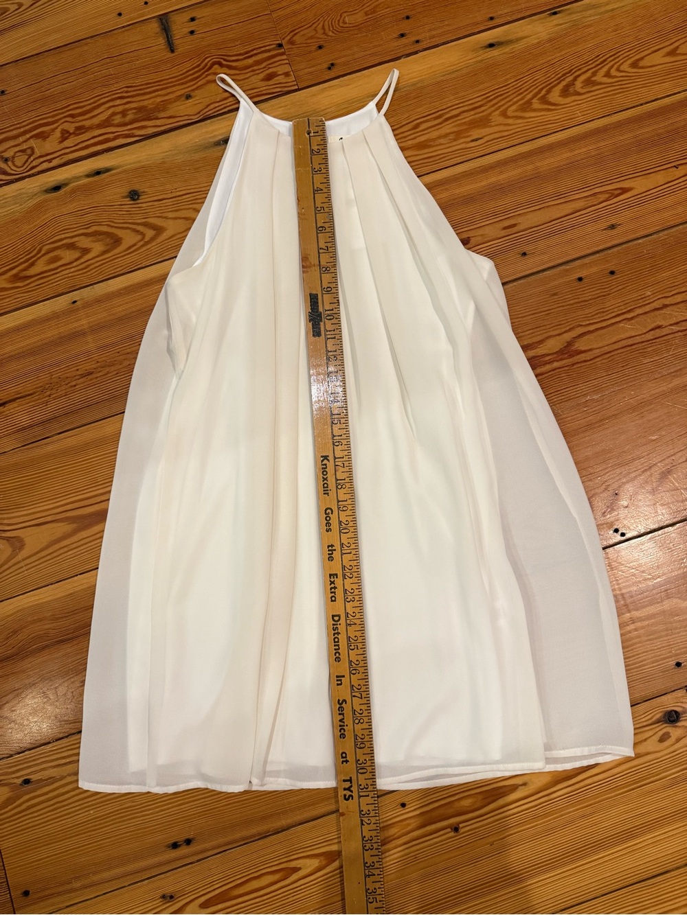 Caramela Cream Halter Sundress Wedding Guest - Picture 12 of 14